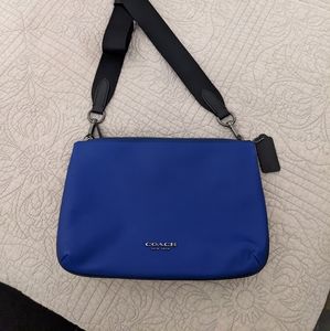 NWOT coach crossbody sport blue/charcoal